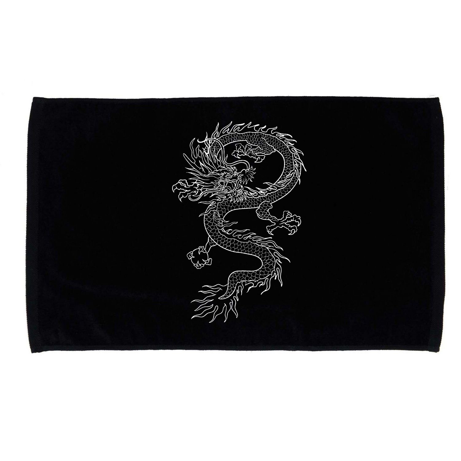 Japan Dragon Tattoo Drawing Traditional Japanese Microfiber Hand Towel