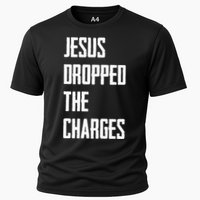 Jesus Dropped The Charges Cooling Performance Crew T-Shirt
