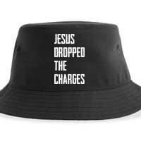 Jesus Dropped The Charges Sustainable Bucket Hat
