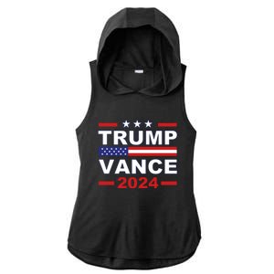 Jason Draughn Trump Vance 2024 Ladies PosiCharge Tri-Blend Wicking Draft Hoodie Tank