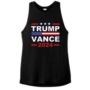 Jason Draughn Trump Vance 2024 Ladies PosiCharge Tri-Blend Wicking Tank