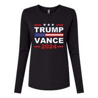 Jason Draughn Trump Vance 2024 Womens Cotton Relaxed Long Sleeve T-Shirt