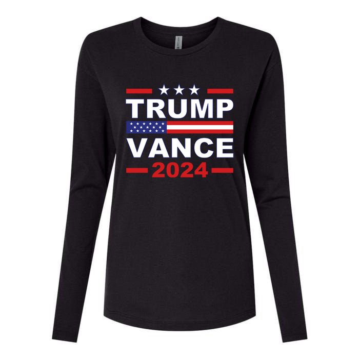 Jason Draughn Trump Vance 2024 Womens Cotton Relaxed Long Sleeve T-Shirt