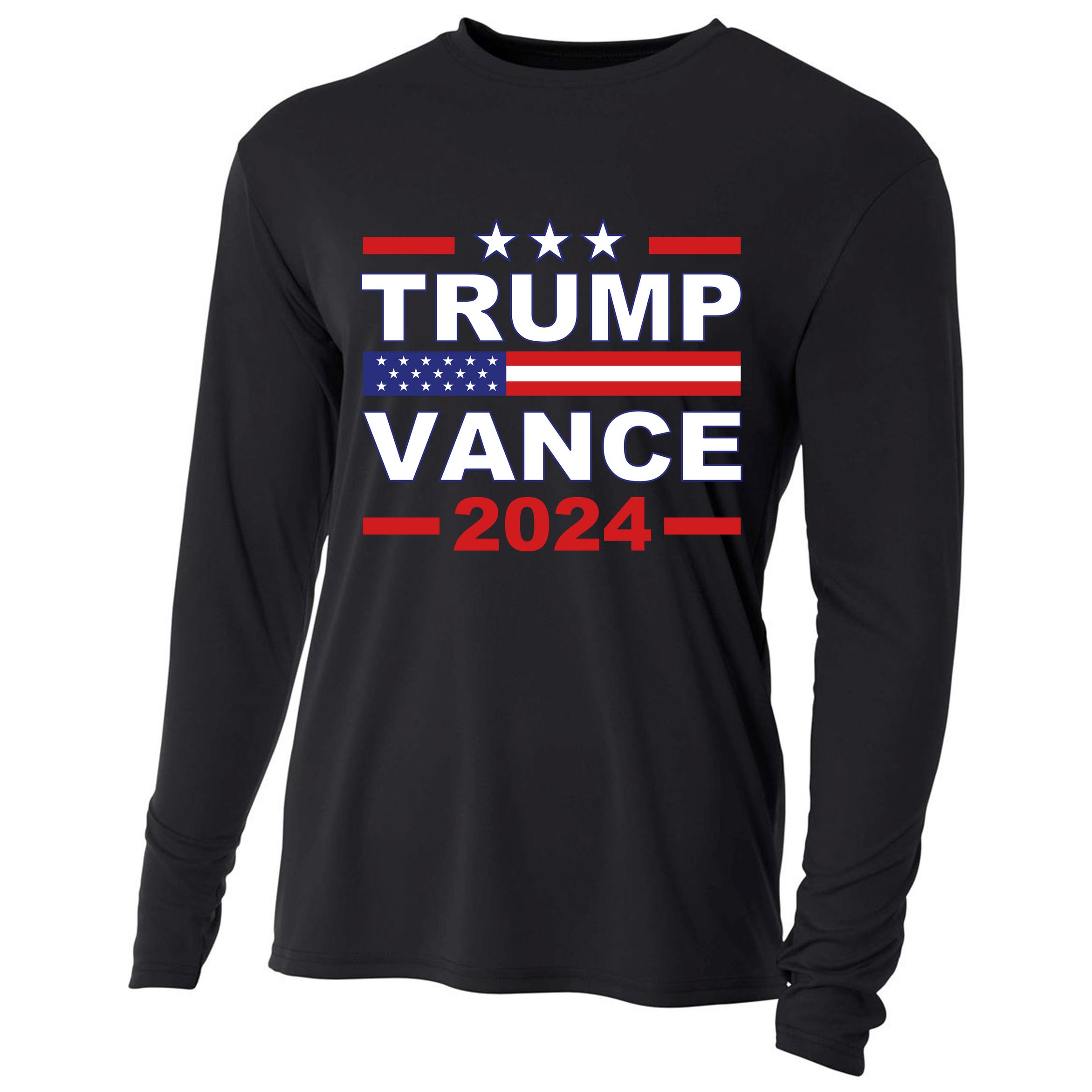 Jason Draughn Trump Vance 2024 Cooling Performance Long Sleeve Crew