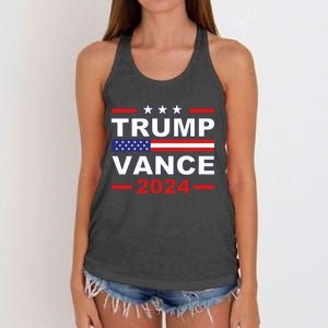 Jason Draughn Trump Vance 2024 Women's Knotted Racerback Tank