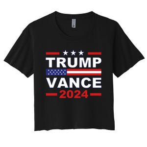 Jason Draughn Trump Vance 2024 Women's Crop Top Tee