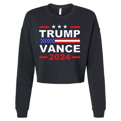 Jason Draughn Trump Vance 2024 Cropped Pullover Crew