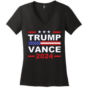 Jason Draughn Trump Vance 2024 Women's V-Neck T-Shirt