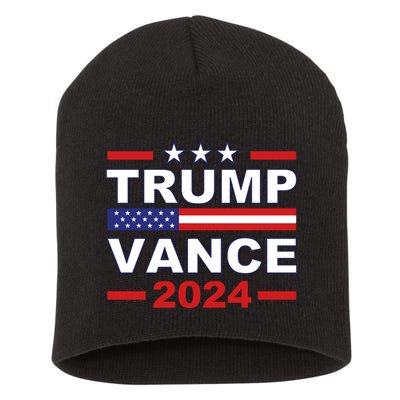 Jason Draughn Trump Vance 2024 Short Acrylic Beanie