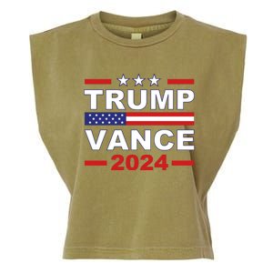 Jason Draughn Trump Vance 2024 Garment-Dyed Women's Muscle Tee