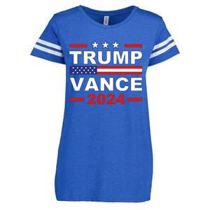 Jason Draughn Trump Vance 2024 Enza Ladies Jersey Football T-Shirt