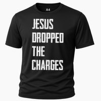 Jesus Dropped The Charges Cooling Performance Crew T-Shirt