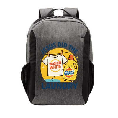 Jesus Did The Laundry Washed White By Grace Funny Christian Vector Backpack