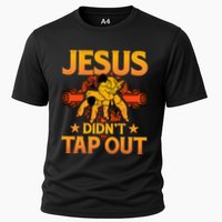 Jesus DidnT Tap Out Brazilian Jiujitsu Bjj Grappling Cooling Performance Crew T-Shirt