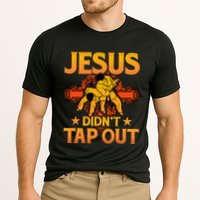 Jesus DidnT Tap Out Brazilian Jiujitsu Bjj Grappling Cooling Performance Crew T-Shirt