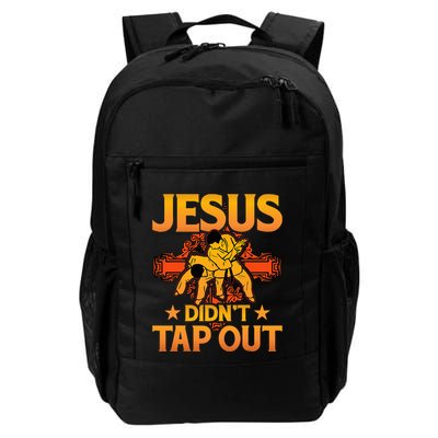 Jesus DidnT Tap Out Brazilian Jiujitsu Bjj Grappling Backpack