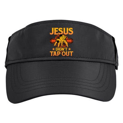 Jesus DidnT Tap Out Brazilian Jiujitsu Bjj Grappling Adult Drive Performance Visor