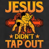 Jesus DidnT Tap Out Brazilian Jiujitsu Bjj Grappling 15oz Campfire Ceramic Mug