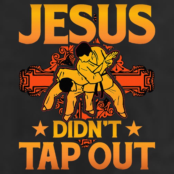 Jesus DidnT Tap Out Brazilian Jiujitsu Bjj Grappling 15oz Campfire Ceramic Mug