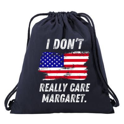J. D Vance Funny Meme I Don’T Really Care Margaret Drawstring Bag