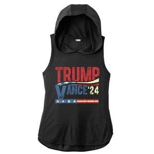 J D Vance For President Cool Gift Ladies PosiCharge Tri-Blend Wicking Draft Hoodie Tank