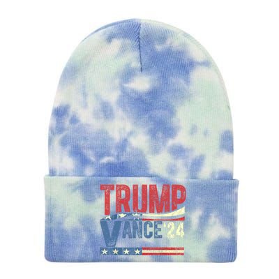 J D Vance For President Cool Gift Tie Dye 12in Knit Beanie