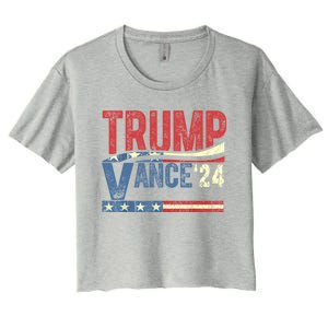 J D Vance For President Cool Gift Women's Crop Top Tee