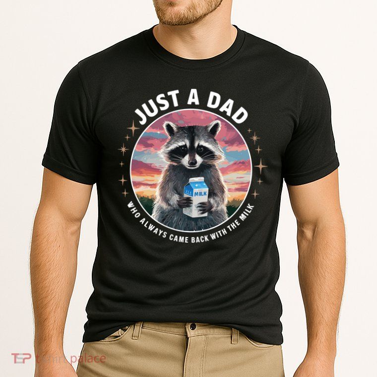 Just Dad Who Always Came Back With Milk Performance Shirt