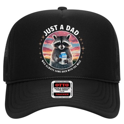 Just Dad Who Always Came Back With Milk Trucker Hat