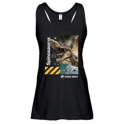 Jurass Dino World Rebirth Spinosaurus Ladies Essential Flowy Tank
