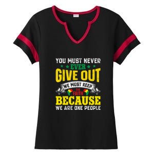 Juneteenth Day You Must Never Ever Give Out Gift Free Ish Ladies Halftime Notch Neck Tee