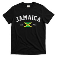 Jamaica Est. 1962 Jamaican Flag Independence Day T-Shirt