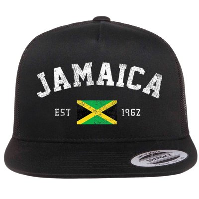 Jamaica Est. 1962 Jamaican Flag Independence Day Flatbill Hat