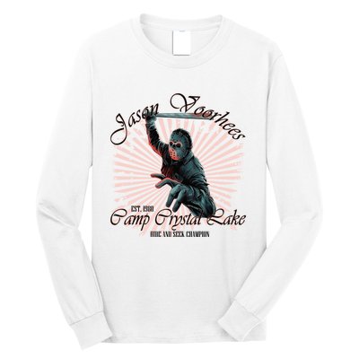 Jason Est 1980 Camp Crystal Lake Hide And Seek Champion Long Sleeve Shirt