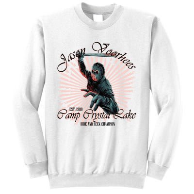 Jason Est 1980 Camp Crystal Lake Hide And Seek Champion Sweatshirt