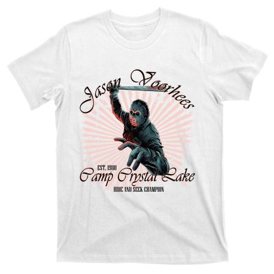 Jason Est 1980 Camp Crystal Lake Hide And Seek Champion T-Shirt