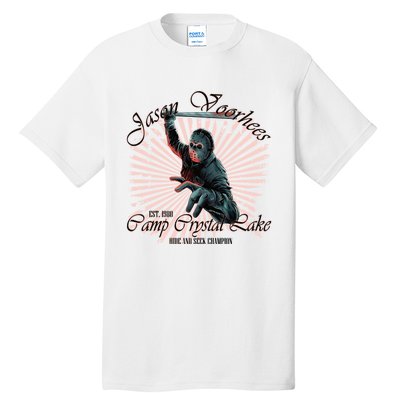 Jason Est 1980 Camp Crystal Lake Hide And Seek Champion Tall T-Shirt