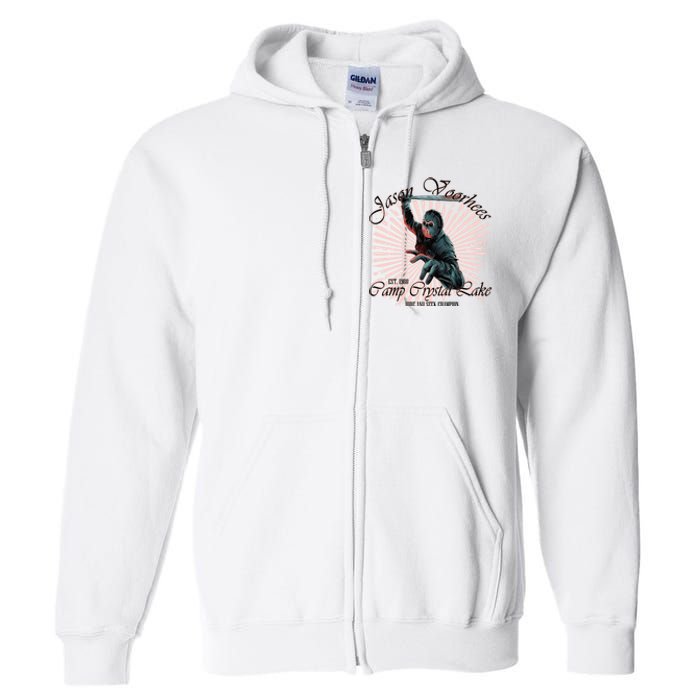 Jason Est 1980 Camp Crystal Lake Hide And Seek Champion Full Zip Hoodie