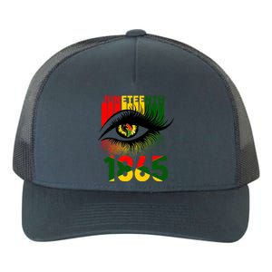 Juneteenth Eye 1865 African Pride Celebrate Indepedence Day Gift Yupoong Adult 5-Panel Trucker Hat