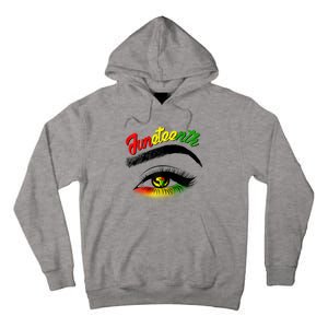 Juneteenth Eye African American Tall Hoodie