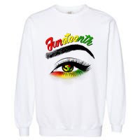 Juneteenth Eye African American Garment-Dyed Sweatshirt