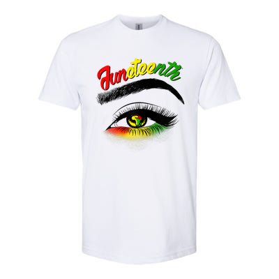 Juneteenth Eye African American Softstyle CVC T-Shirt