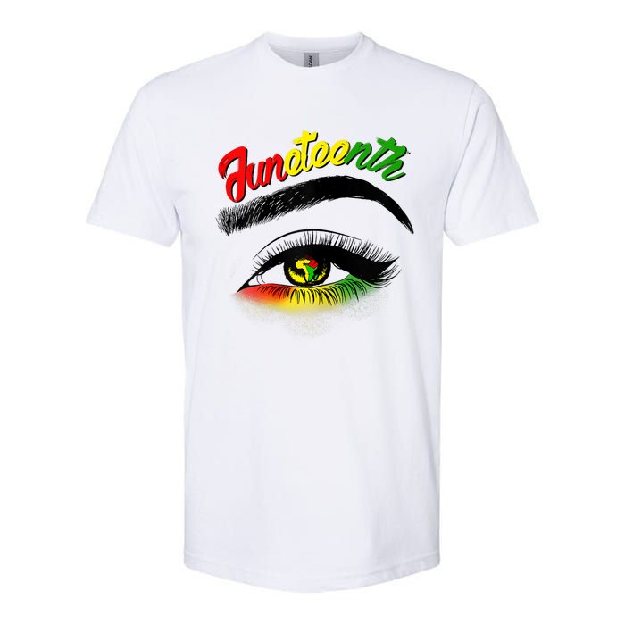 Juneteenth Eye African American Softstyle CVC T-Shirt