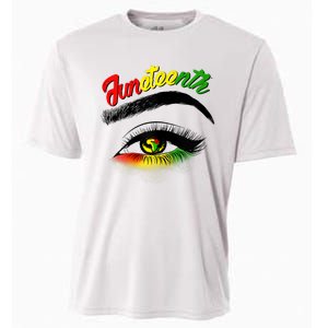 Juneteenth Eye African American Cooling Performance Crew T-Shirt