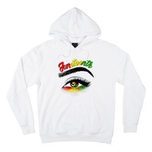 Juneteenth Eye African American Hoodie