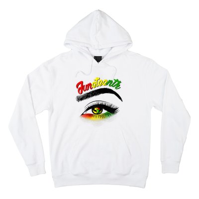 Juneteenth Eye African American Hoodie