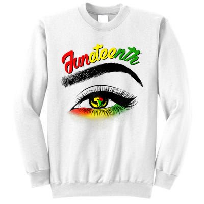 Juneteenth Eye African American Sweatshirt