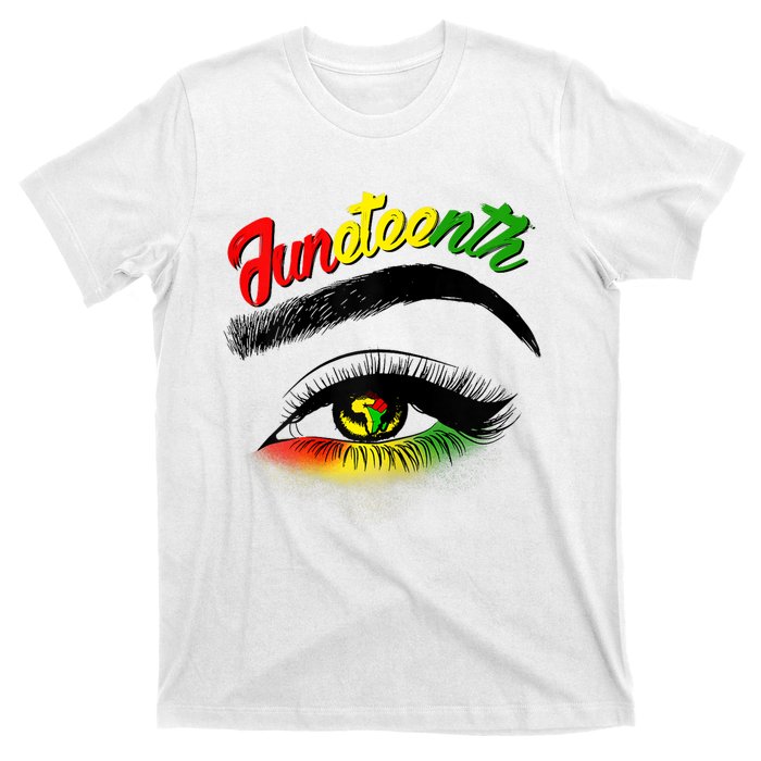 Juneteenth Eye African American T-Shirt