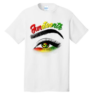 Juneteenth Eye African American Tall T-Shirt