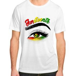 Juneteenth Eye African American Adult ChromaSoft Performance T-Shirt